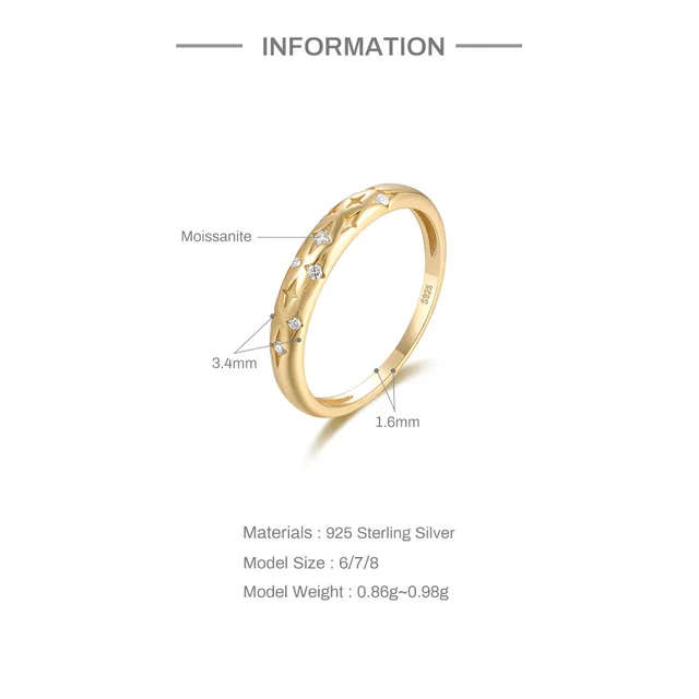 RARE BARGAIN!!! 18K Gold Plated, 925 Sterling Silver Moissaninte Ring