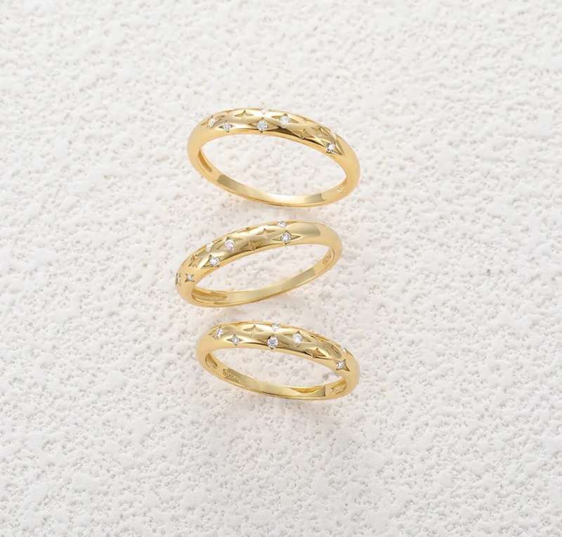 RARE BARGAIN!!! 18K Gold Plated, 925 Sterling Silver Moissaninte Ring