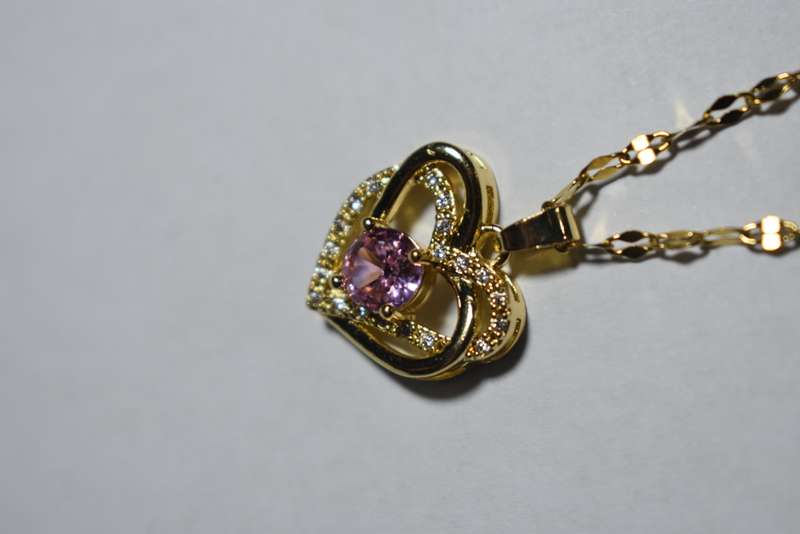 `R999` May Bargain 18K Gold Plated Heart Necklace