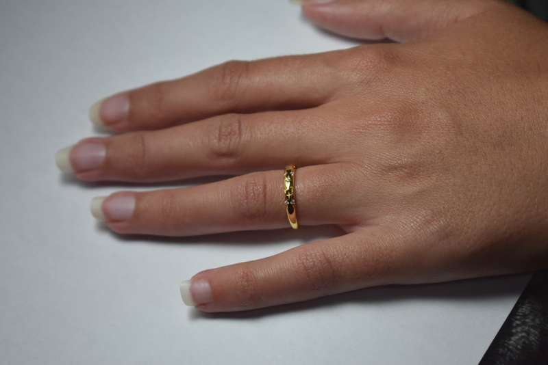 RARE BARGAIN!!! 18K Gold Plated, 925 Sterling Silver Moissaninte Ring