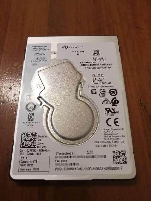 Brand new 1000GB HHD
