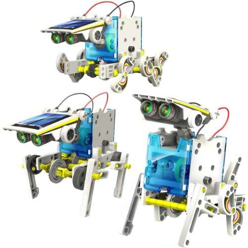 WEEKEND SPECIAL!!! 14 in 1 Solar DIY Educational Robot Kit for intelligent kids