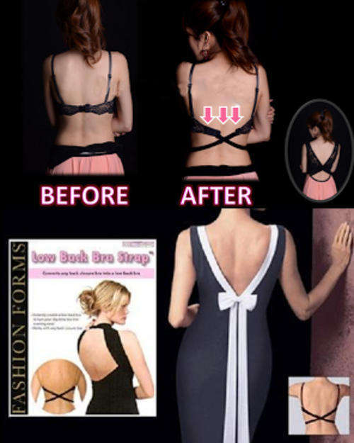 Low Back Bra Strap (set of 3)