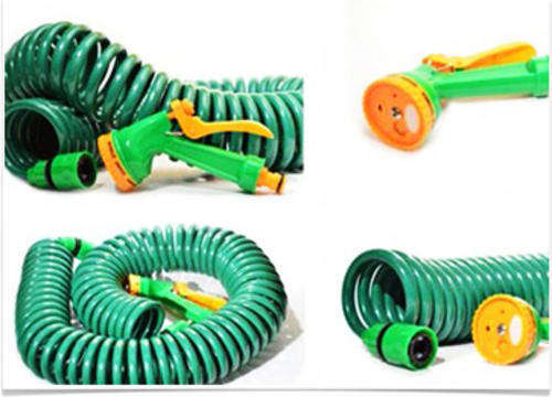 15M (50 Feet!!!) Coil Hose Pipe with attachments - Good Quality - Bulk Offers Welcome