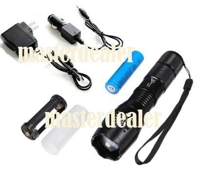 WJ LED 1800 Lumen Torch with Zoom Function - Bulk Offers Welcome