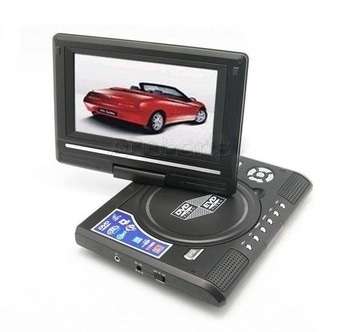 7.8" Portable DVD Player, EVD / DVD /WITH TV PLAYER/CARD READER/USB GAME