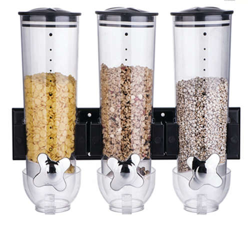 Wall mount Cereal Dispenser Triple - Bulk Offers Welcome