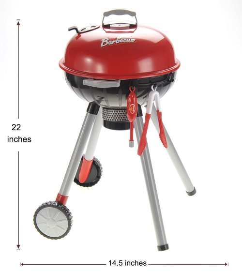 Barbecue Kids Pretend play set (Red or Pink)