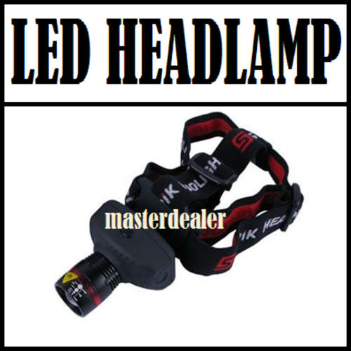 100 UP FOR AUCTION!!! High Power Zoom Headlamp - LOW POSTAGE!!! LOW START!!!