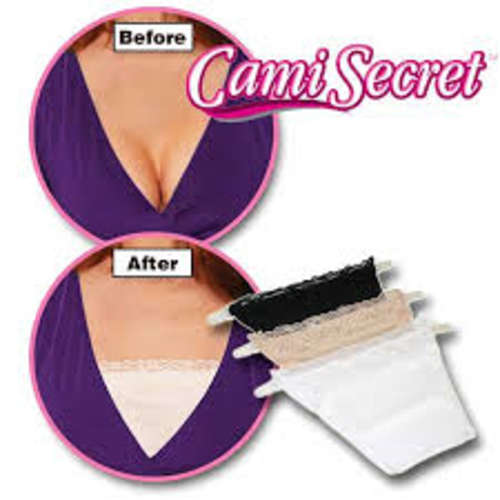 Cami Secret - Set of 3 included (white , beige and black) - Bulk Offers Welcome