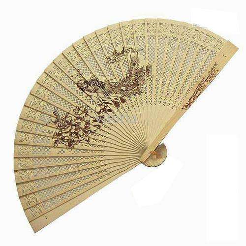 Wooden Fan Handheld size - LOW POSTAGE!!!