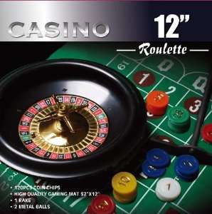 12" Roulette Game + cards - RED HOT SPECIAL!!!