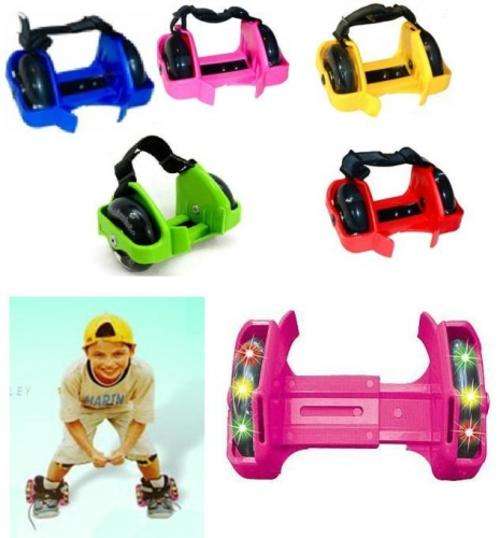 Light up Small Whirlwind Heelys Strap on Roller shoes , Various colours - LOW POSTAGE!!!