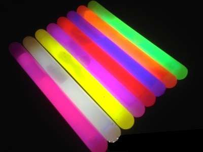 Glow Sticks 10mm long x 3mm thick (10 sticks)