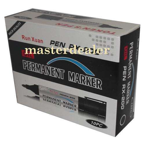 Oil Permanent Marker Pen (Black) 10 pack - LOW POSTAGE!!!