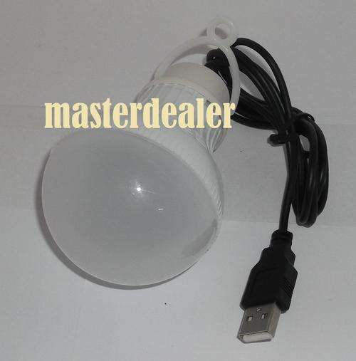 3W LED USB operated Globe Light  with hook (5V) - LOW POSTAGE!!!