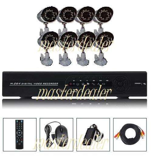 Limited Offer!!! 8 Channel DVR CCTV Kit, 900TVL, HDMI, Day/Night