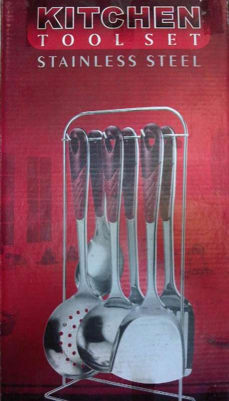 Kitchen tool set 7 pcs stainless steel - NEW!!! BULK PRICES - MINIMUM 6 UNITS