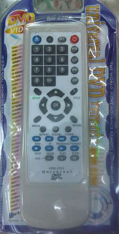 Universal DVD Remote em230e  - NEW!!! BULK PRICES AVAILABLE!!!