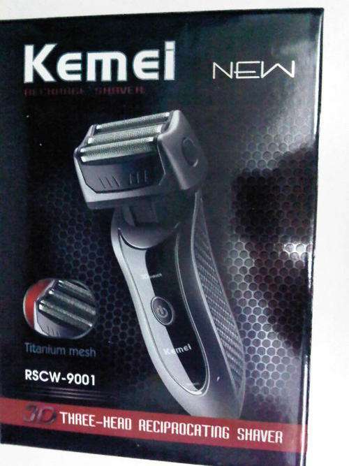 Kemei Rechargeable shaver RSCW-9001 3D 3 head - NEW!!! BULK PRICES AVAILABLE!!!