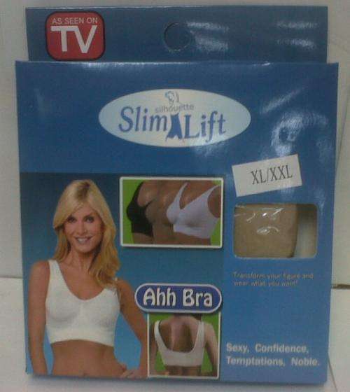 Slim lift Ahh bra black/beige - BULK SECTION, MINIMUM 6 UNITS