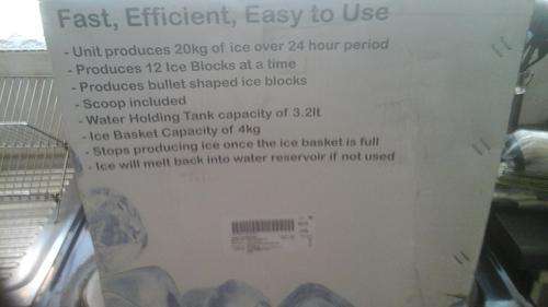 BRAND NEW AUTOMATIC ICE CUBE MAKER