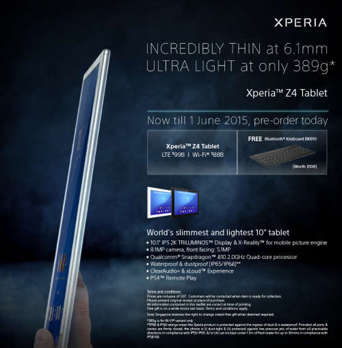 Sony Xperia Z4 Tablet LTE (32GB, Black) *DEMO UNIT-PLUS FREE FIDGET SPINNER