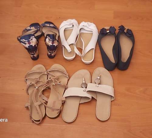 Ladies size 7 shoes( Heels, flat and more)