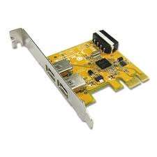 Sunix USB2300D 2 Port USB 3.0 PCI-e 1x Card - NEC