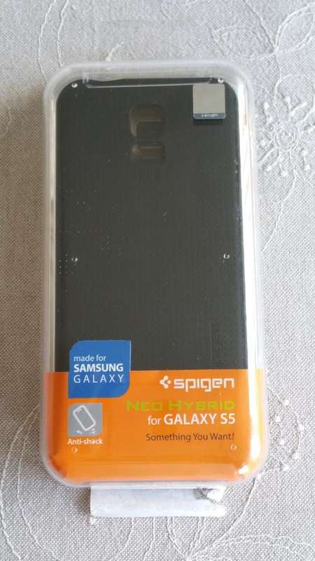 Galaxy S5 Case, Spigen Neo Hybrid Case for Galaxy S5 - Satin Silver (SGP10771)