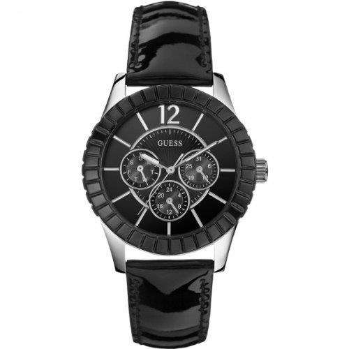 100% Authentic Guess Black Patent Watch