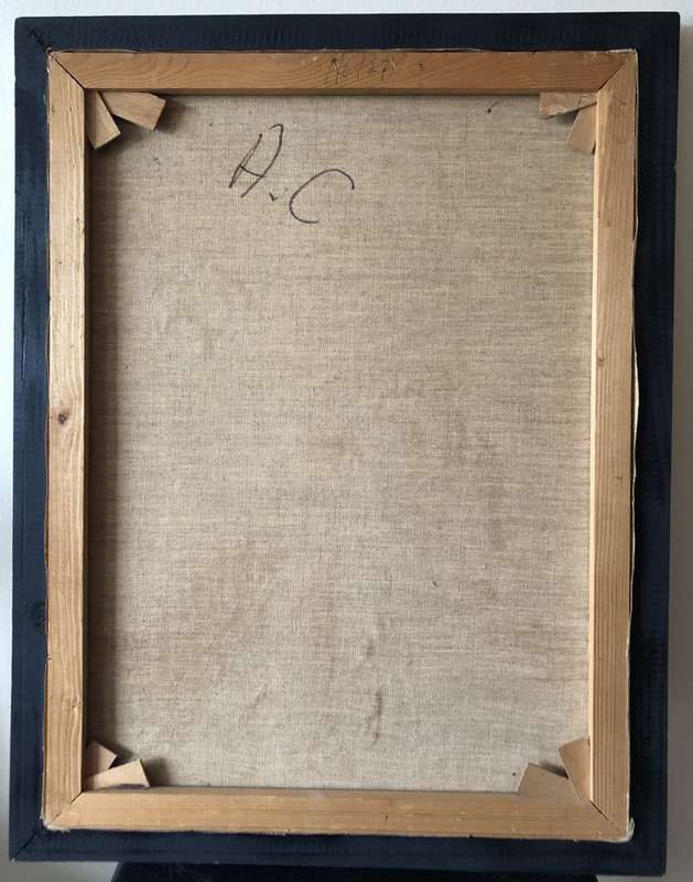 ORIGINAL BY WELL KNOWN ARTIST E. FRANKEN - OIL ON CANVAS