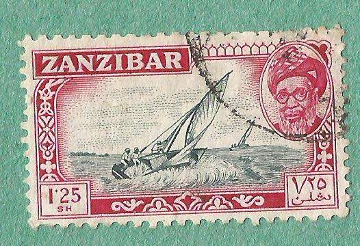 Zanzibar Stamp. Sold as is.