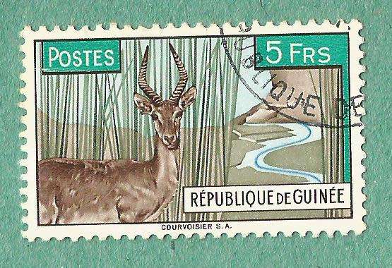 Guinea Stamp. Sold as is.