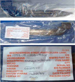 Enfield No 9 Mk 1 Bowie Bayonet in Original Issue Sealed Packet