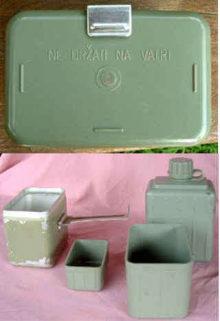 ORIGINAL Yugoslavian Army Waterbottle removed from SWAPO Insurgent in 1989