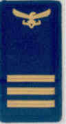 SAAF Captain Collar Rank Badge for field dress