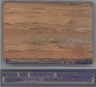Original SAR Rubber Stamp