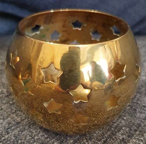 Brass bowl / candle holder