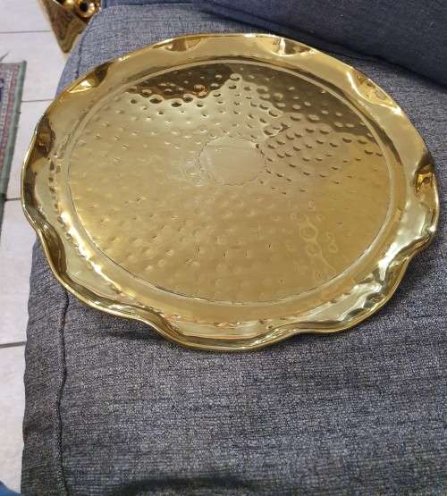2 Brass Trays
