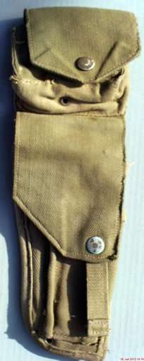 SADF Green Pistol Holster with ammunition Puch