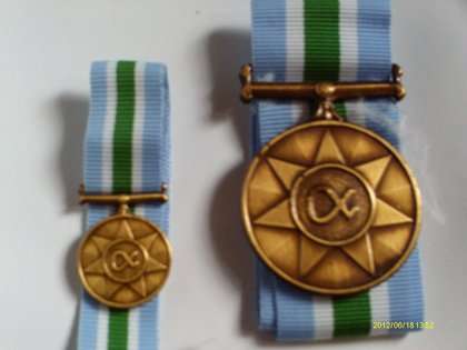 Unitas Medal with Miniature (numbered)