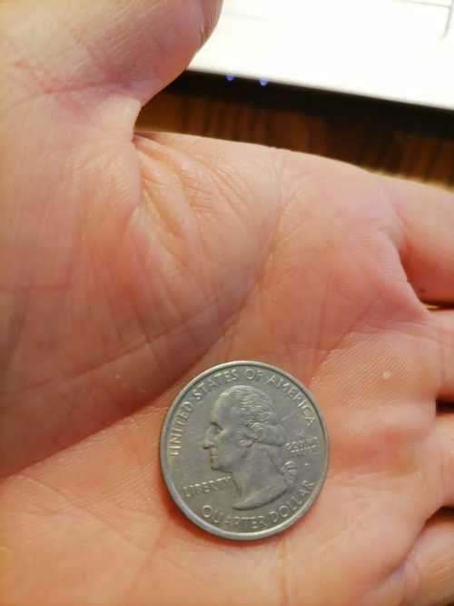 Rare 1787, 1999 `D` Delaware First State Quarter Dollar With Caeser Rodney