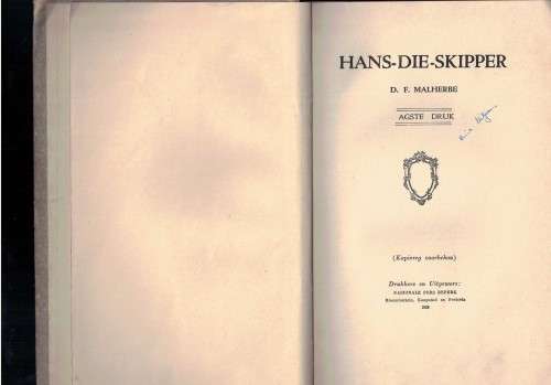 Afrikaans-Hans die Skipper-D.F. Malherbe 1936 (Hardeband)