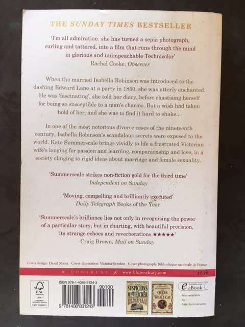 Mrs Robinson's Disgrace: The Private Diary of a Victorian Lady - Kate Sumemrscale (Paperback)