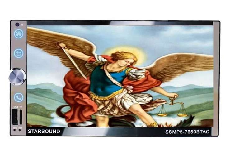 Starsound SSMP5-7650BT 7` Double Din Android Auto Media Player