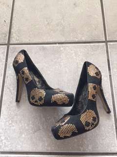 Iron Fist Gold Digger Heels *MASS CLEARANCE*