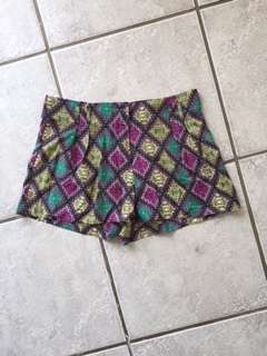 Purple Aztec Shorts *MASS CLEARANCE*
