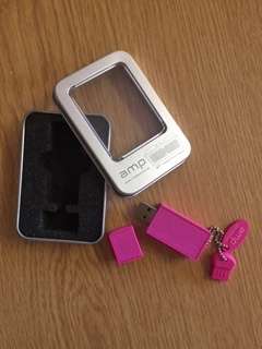 Antec A.M.P Pink USB Drives - 4GB / USB2.0