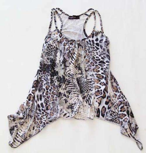 Boohoo Animal Print Top *MASS CLEARANCE*